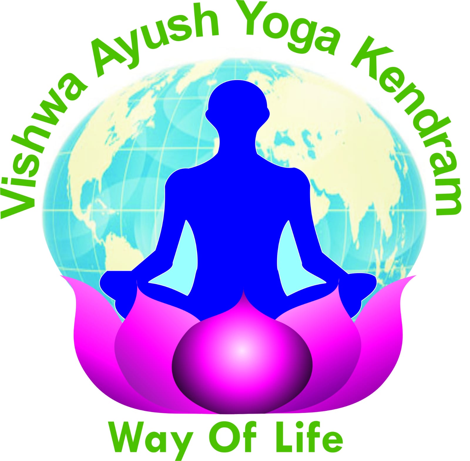 Vishwa Ayush Yoga Kendram Logo